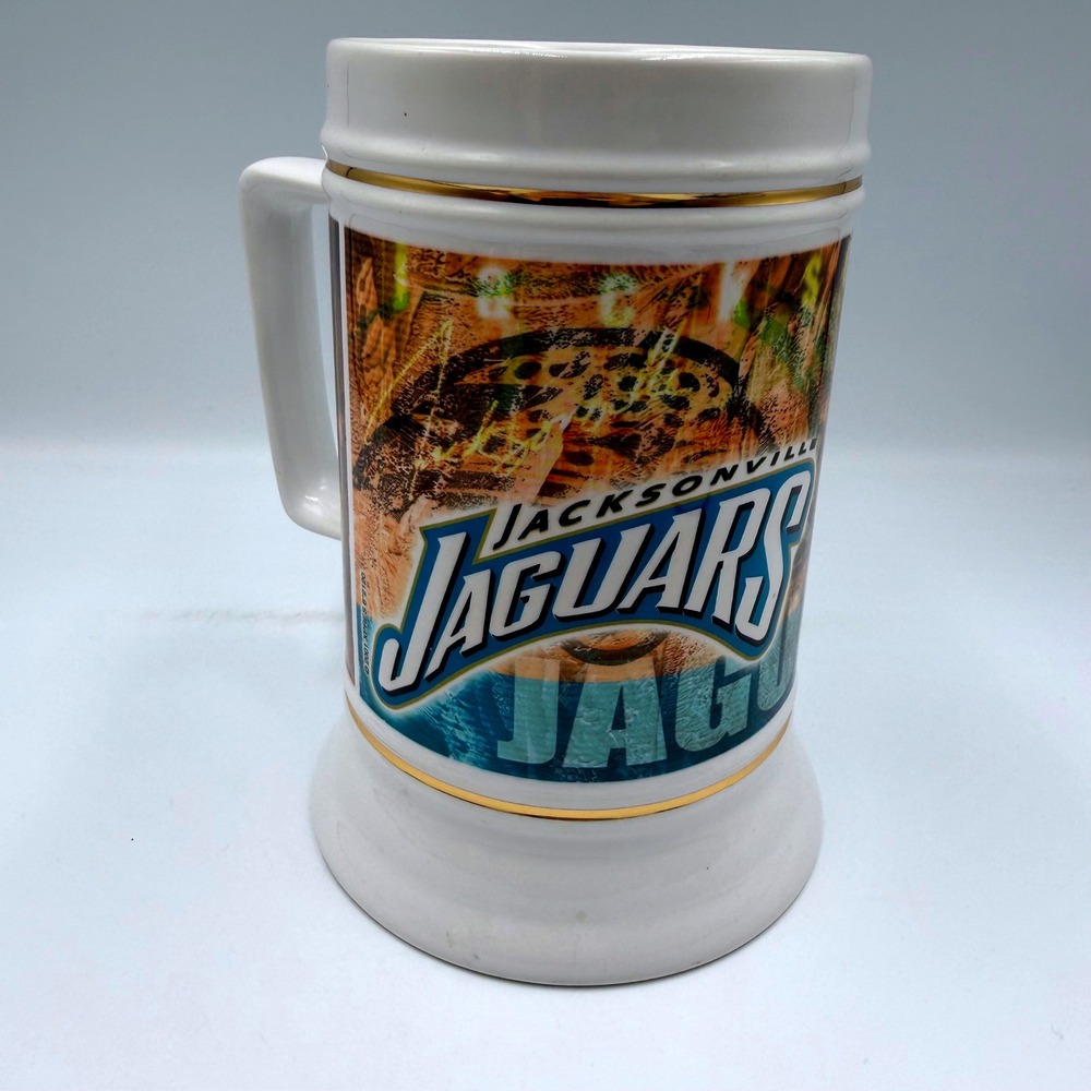 Jacksonville Jaguars NFL Team Reflections XPRES Ceramic Beer Stein Mug 2001 VTG